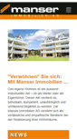 Mobile Screenshot of manserimmobilien.com