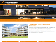 Tablet Screenshot of manserimmobilien.com